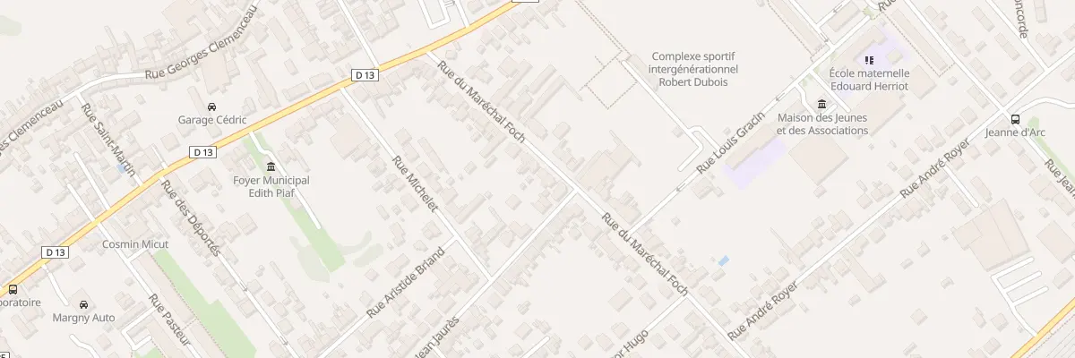 Plan du 383 Rue Marechal Foch à Margny-lès-Compiègne