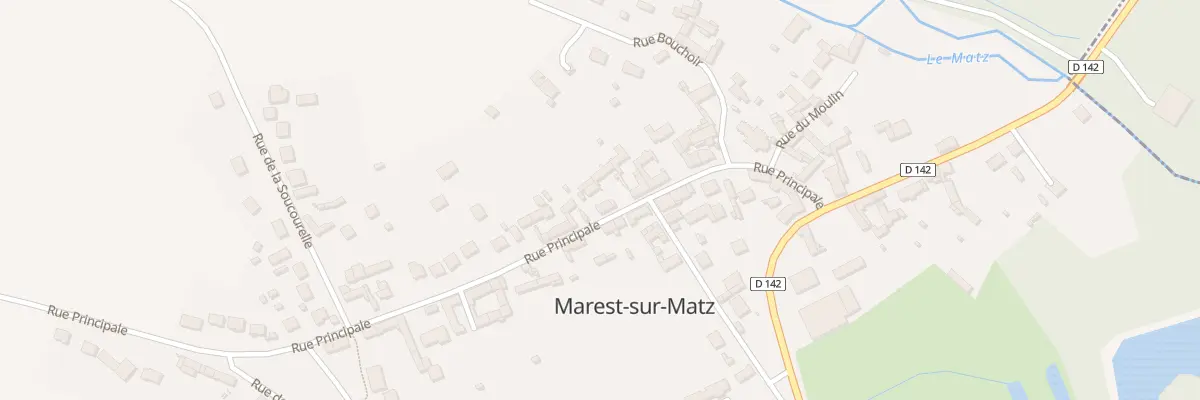 Plan du 18 Rue Principale à Marest-sur-Matz