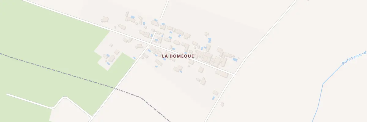 Plan du 13 La Domèque à Canet