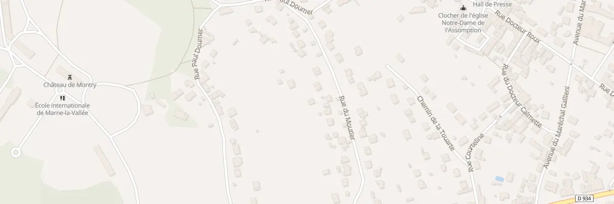 Plan du 37 Rue du Moutier à Montry