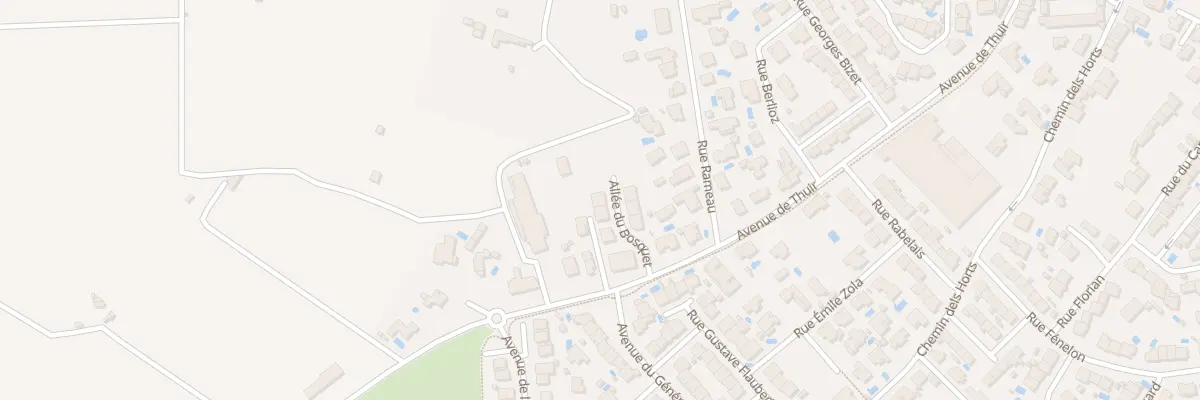 Plan du 9 All du Bosquet à Toulouges