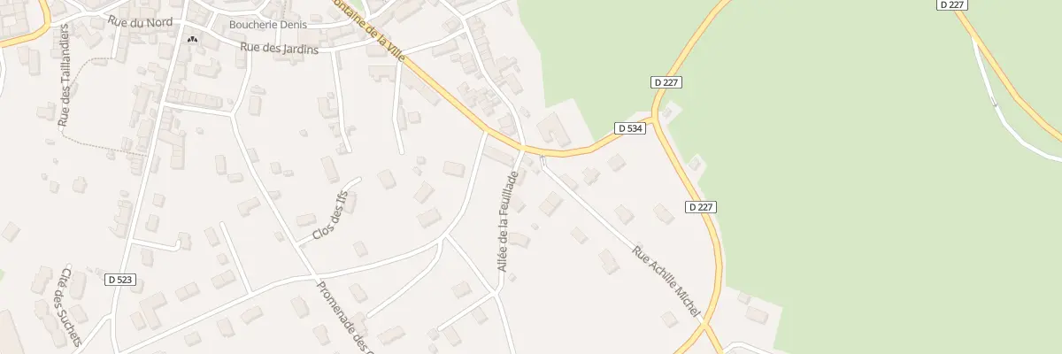 Plan du 11 Rue Achille Michel à Saint-Gervais-d’Auvergne
