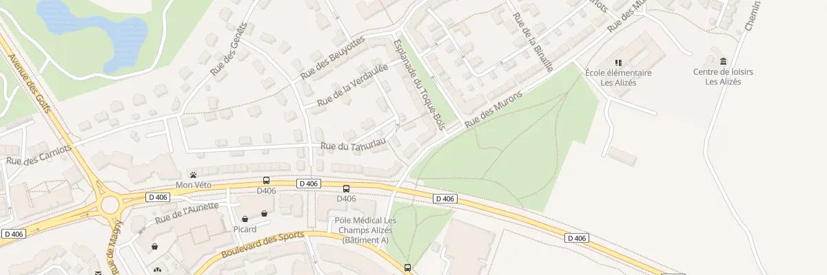 Plan du 37 Rue du Tahuriau à Bailly-Romainvilliers