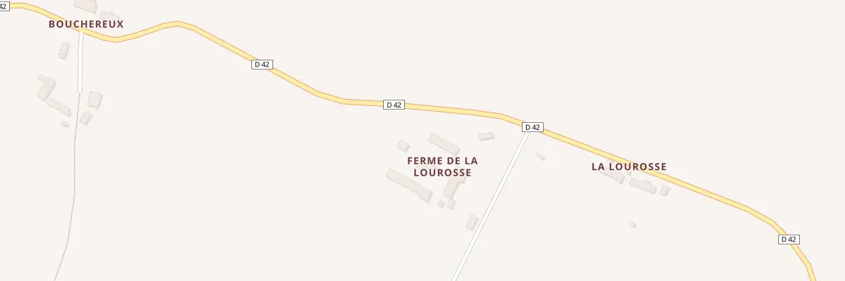 Plan du 2 Ferme de la Lourosse à Croisy