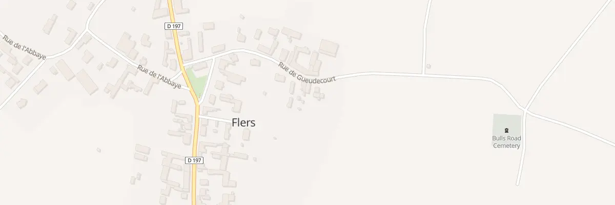 Plan du 12 Rue de Gueudecourt à Flers