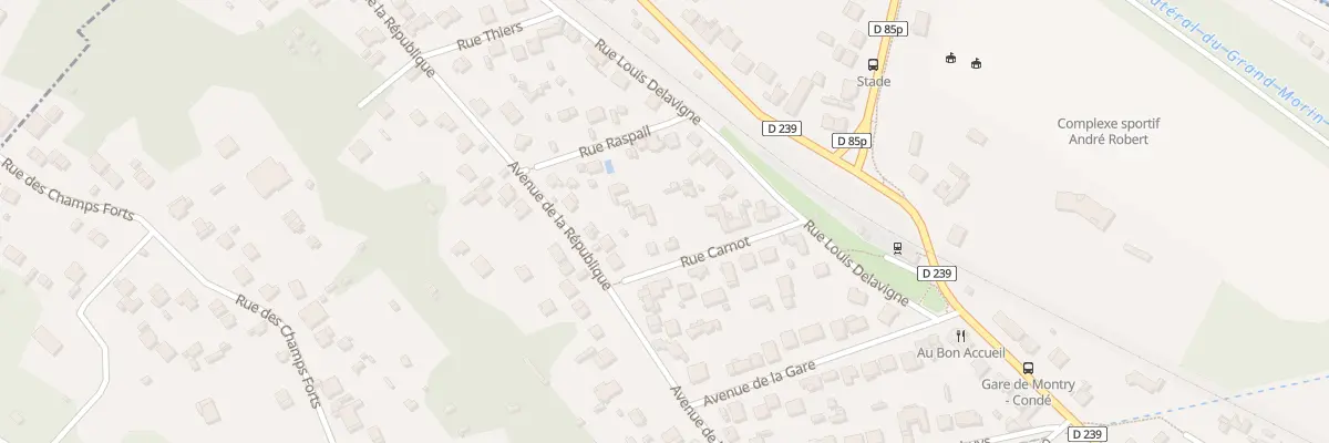 Plan du 14 Rue Carnot à Montry