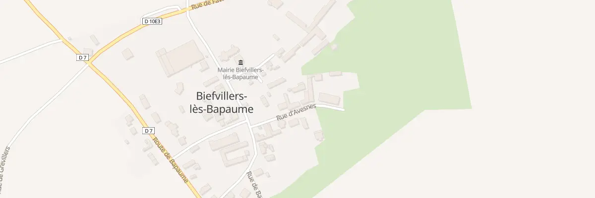 Plan du 5 Rue d’Avesnes à Biefvillers-lès-Bapaume
