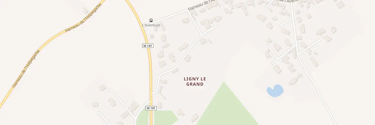 Plan du 30 Hameau de Ligny Le Grand à Illies