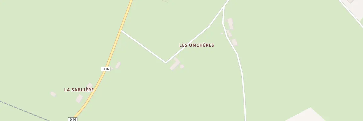 Plan du 96 Les Unchères à Sagonne