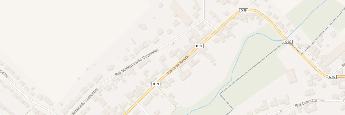 Plan du 30 Rue Mademoiselle Carpentier à Hulluch