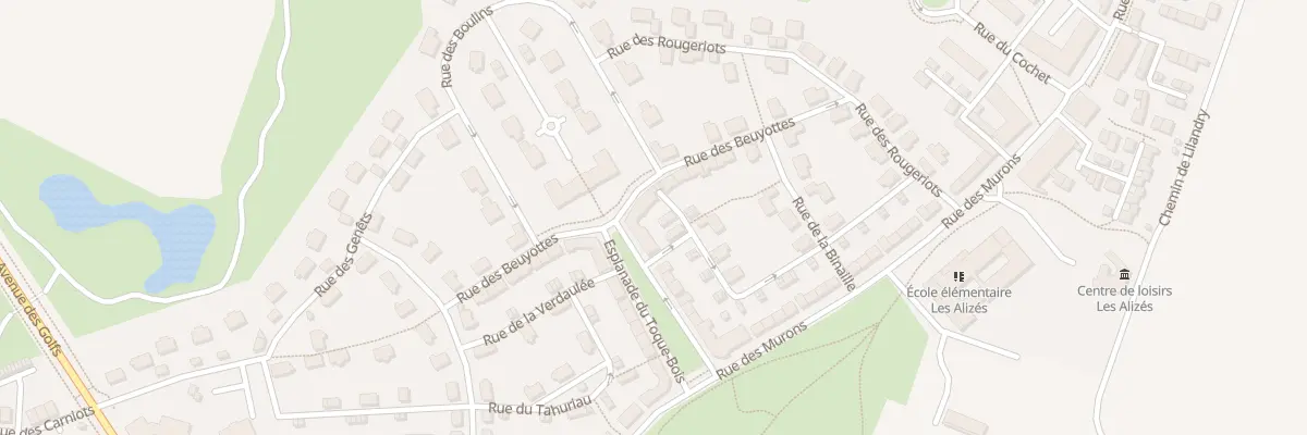 Plan du 19 Rue des Beuyottes à Bailly-Romainvilliers