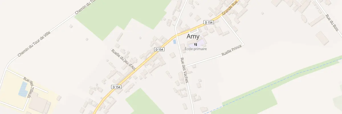 Plan du 2B Rue des Vaches à Amy