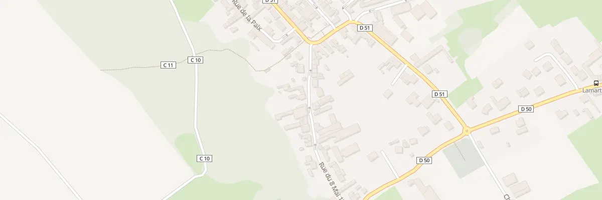 Plan du 10 Rue du Huit Mai à Farbus