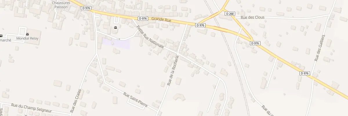 Plan du 1 Rue de la Rocherie à Nérondes