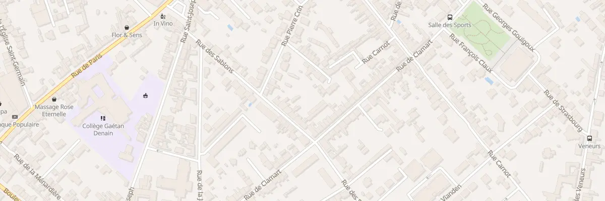 Plan du 15 Rue des Sablons à Compiègne