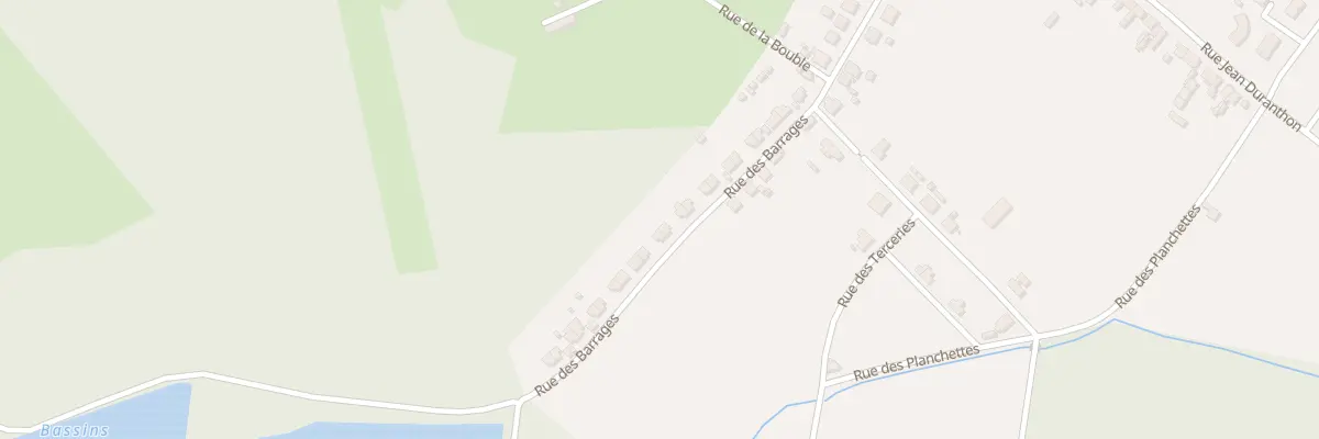 Plan du 22 Rue des Barrages à Saint-Éloy-les-Mines