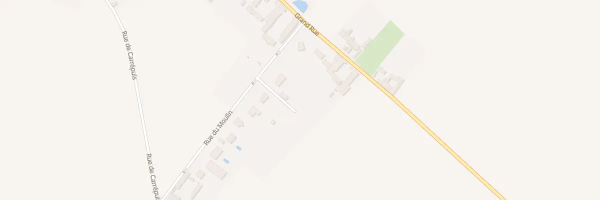 Plan du 1 Rue du Moulin à Gruny