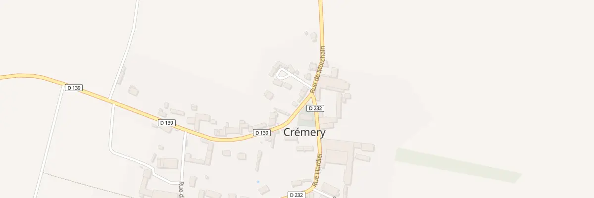 Plan du 2 Rue de l’Eglise à Crémery