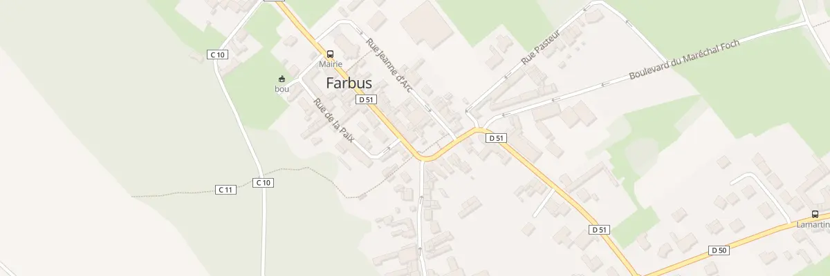 Plan du 2 Rue de la République à Farbus