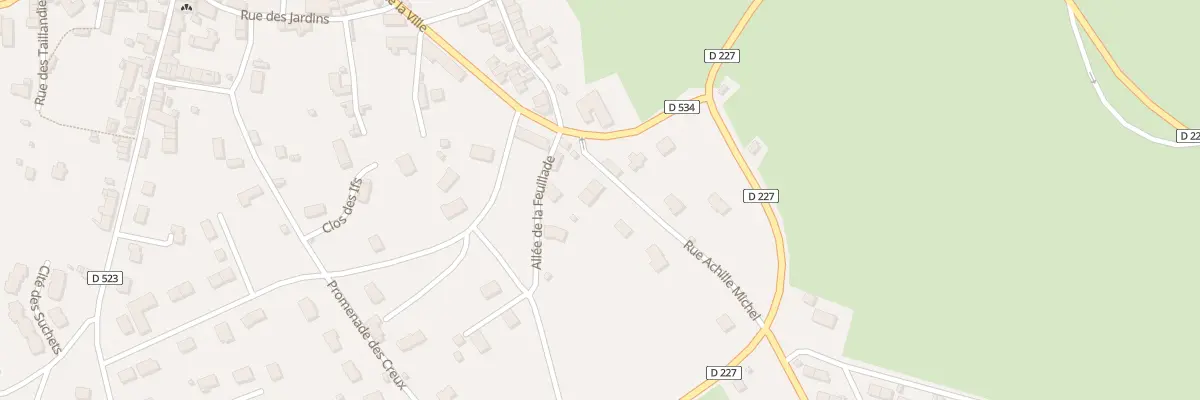 Plan du 9 Rue Achille Michel à Saint-Gervais-d’Auvergne