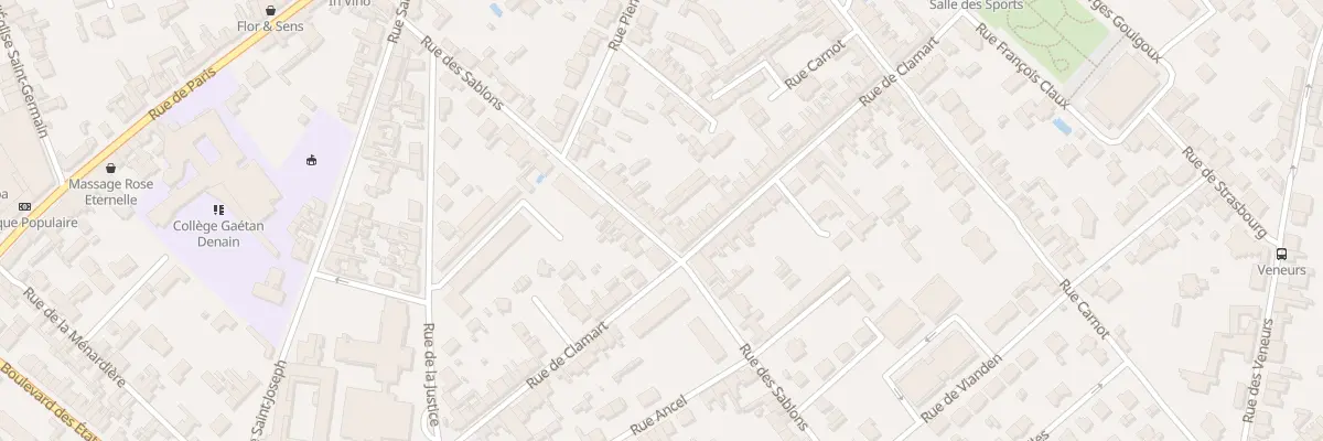 Plan du 21 Rue des Sablons à Compiègne