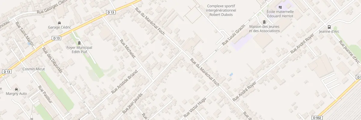 Plan du 496 Rue Jean Jaurès à Margny-lès-Compiègne