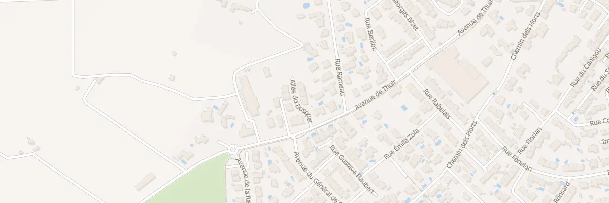 Plan du 2 All du Bosquet à Toulouges