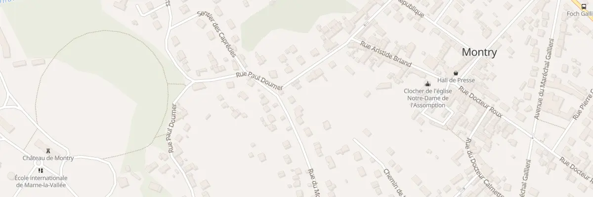 Plan du 40 Rue du Moutier à Montry