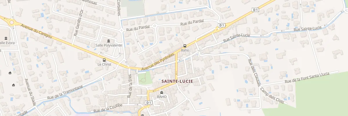 Plan du 9001 Rte Nationale à Baho