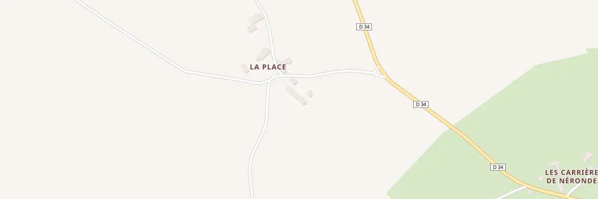 Plan du 186 La Place à Givardon