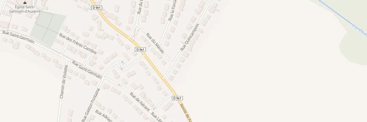 Plan du 8 Rue Quincampoix à Oissery