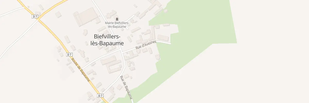 Plan du 8 Rue d’Avesnes à Biefvillers-lès-Bapaume