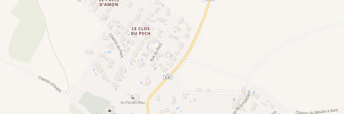 Plan du 12 Rte de Mailhac à Pouzols-Minervois