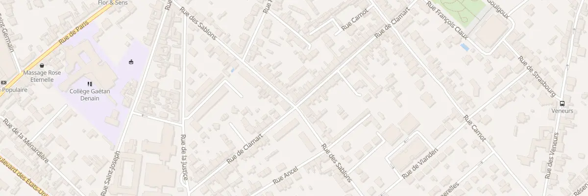 Plan du 23 Rue des Sablons à Compiègne