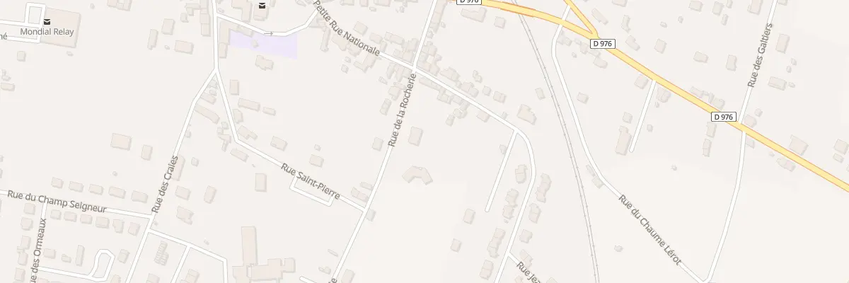 Plan du 2 Rue de la Rocherie à Nérondes