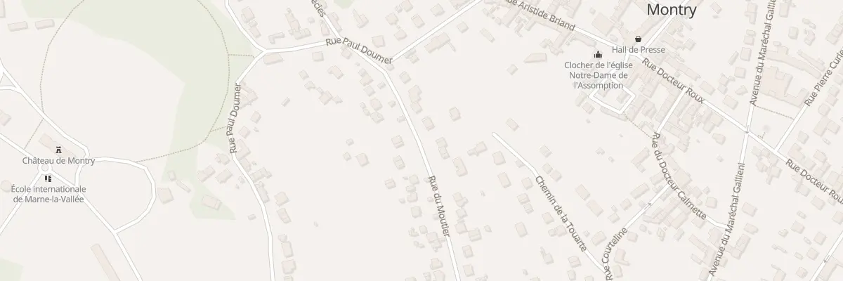 Plan du 36B Rue du Moutier à Montry