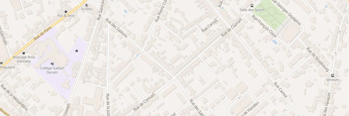 Plan du 19 Rue des Sablons à Compiègne