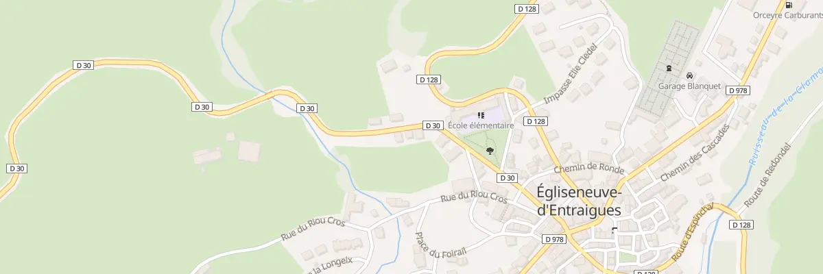 Plan du 5006 Rte de St Genes à Égliseneuve-d’Entraigues