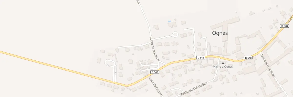 Plan du 1 Rte de Nanteuil à Ognes