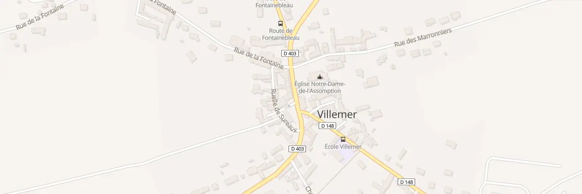 Plan du 10 Av du Gen de Gaulle à Villemer