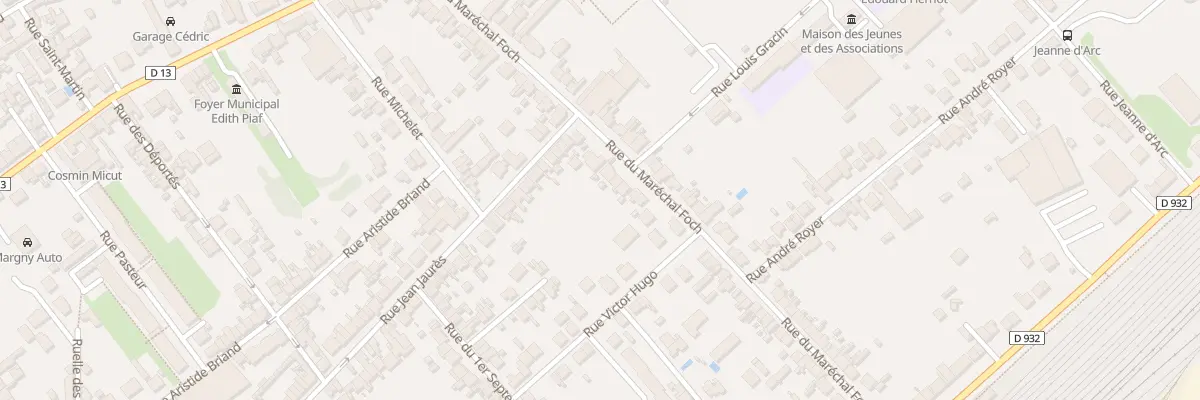 Plan du 291 Rue Marechal Foch à Margny-lès-Compiègne