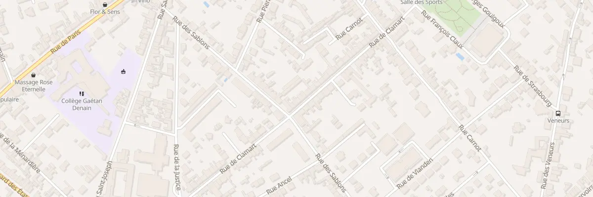 Plan du 56 Rue de Clamart à Compiègne