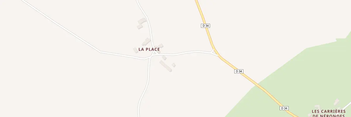 Plan du 185 La Place à Givardon