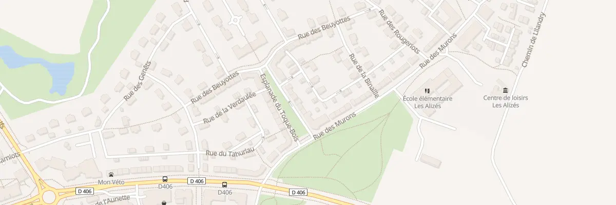 Plan du 9 Rue de la Travochée à Bailly-Romainvilliers