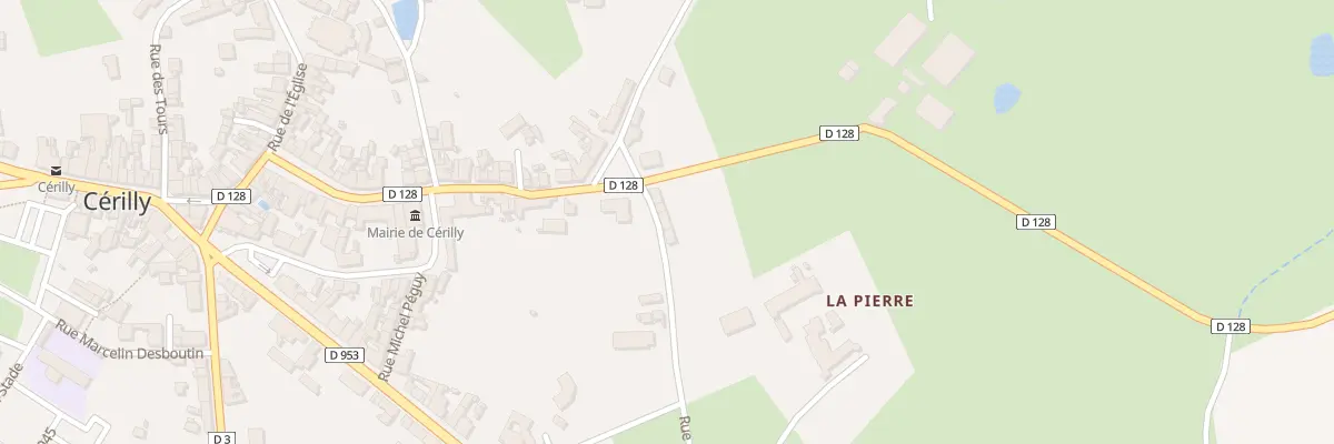 Plan du 6 Rue des Buis à Cérilly