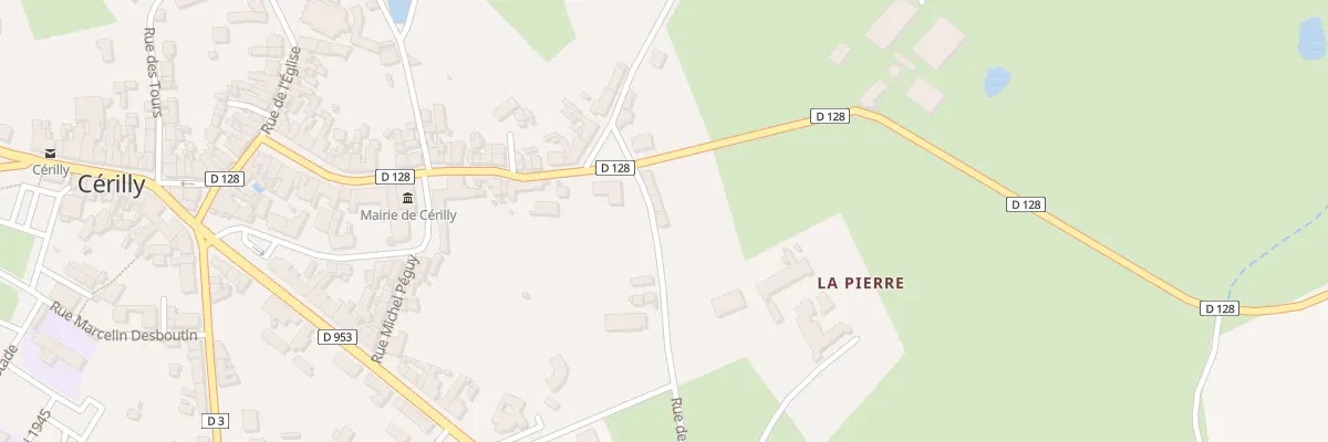 Plan du 10 Rue des Buis à Cérilly