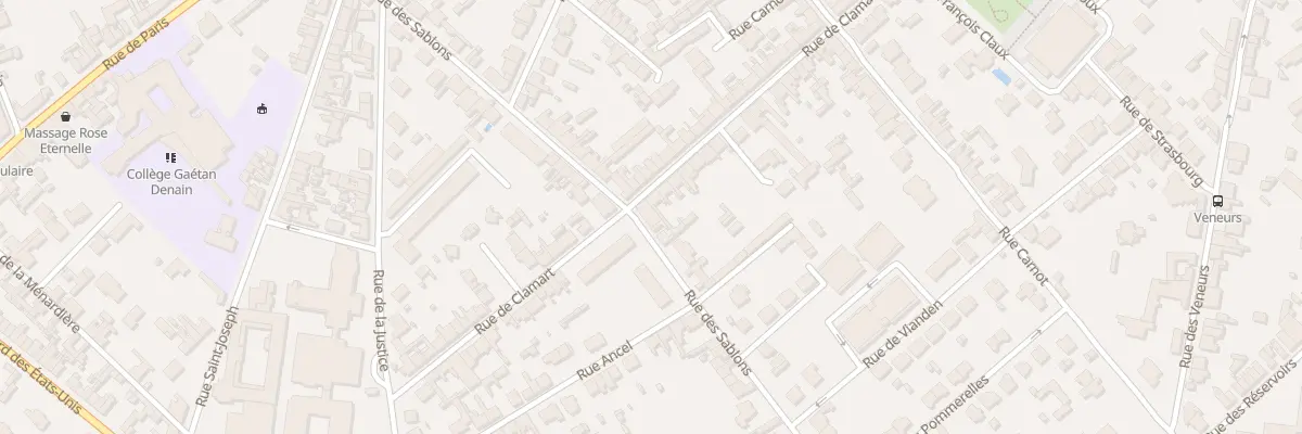 Plan du 25 Rue des Sablons à Compiègne
