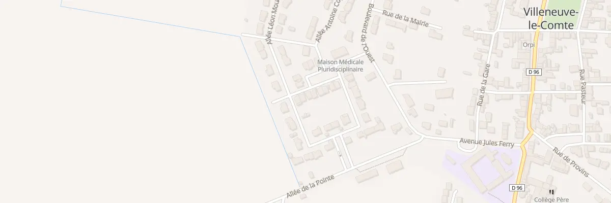 Plan du 17 Pl Edmond James de Rothschild à Villeneuve-le-Comte
