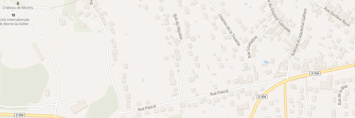 Plan du 15 Rue du Moutier à Montry