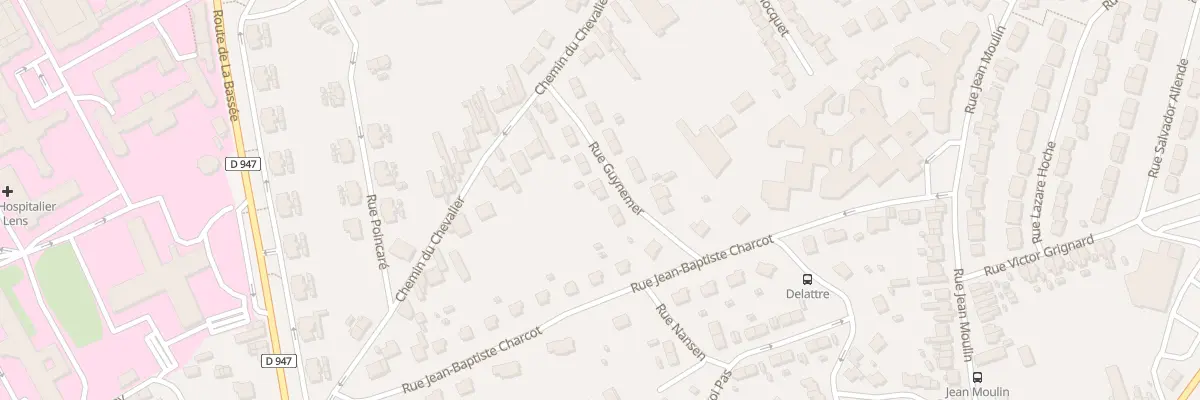 Plan du 5 Rue Guynemer à Lens